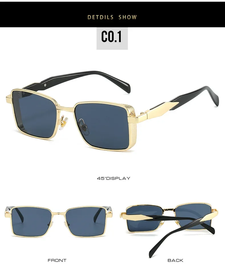 Herren Sonnenbrille Designer Luxus Männer Vintage Brille Pilotenbrille UV400