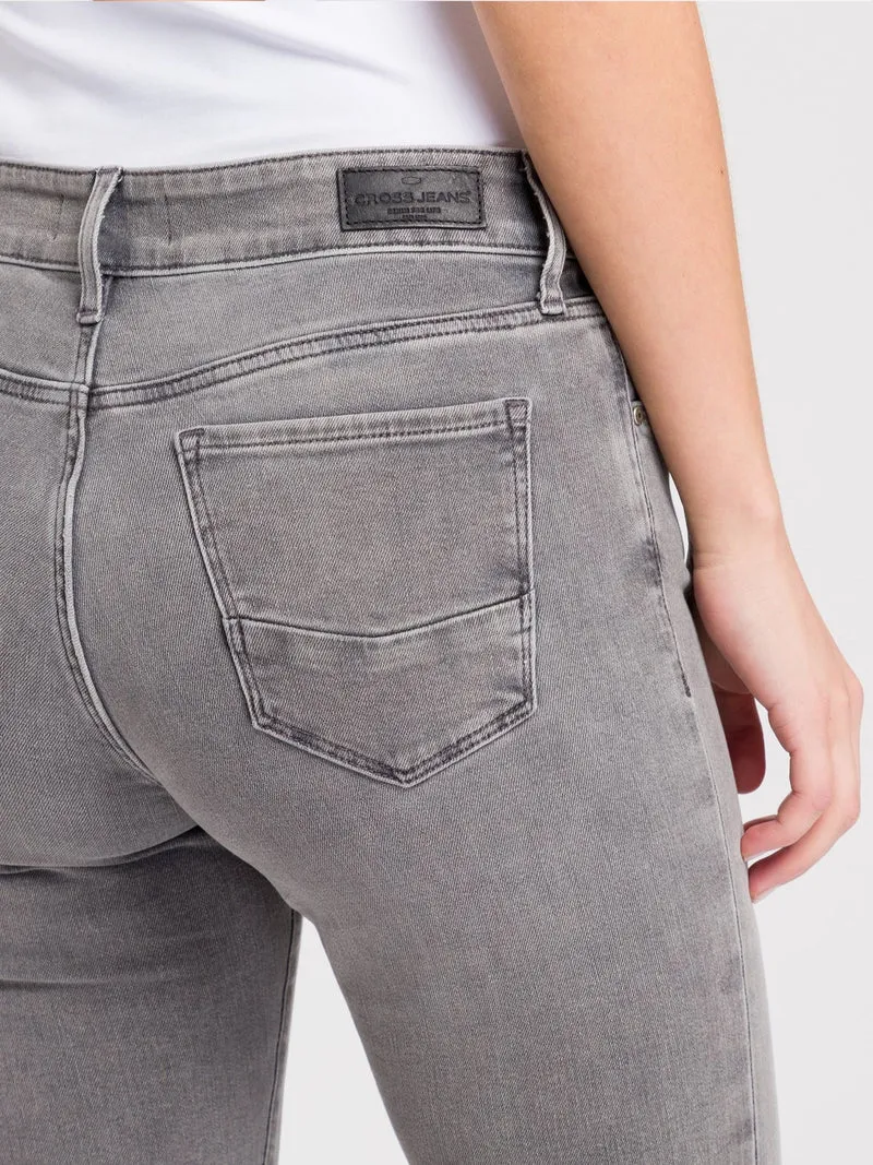 CROSS JEANS - ANYA Jeans, Slim Fit, High-Waist, Grey
