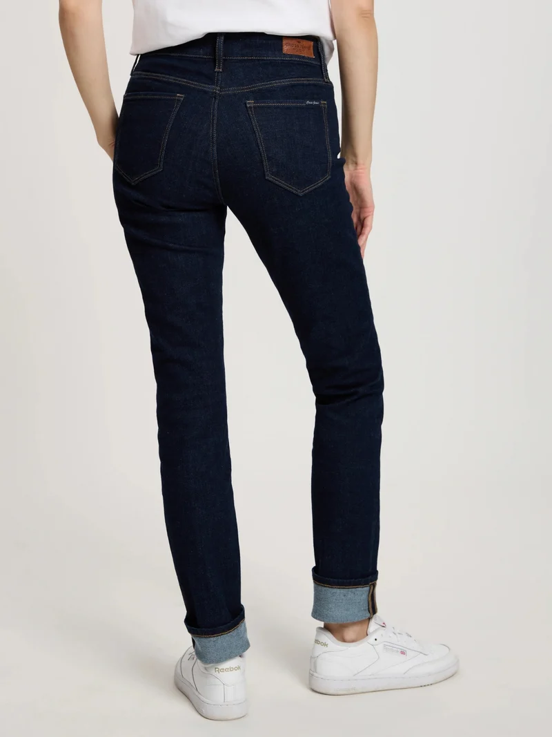 CROSS JEANS - ANYA Jeans, Slim Fit, High-Waist, Deep Blue
