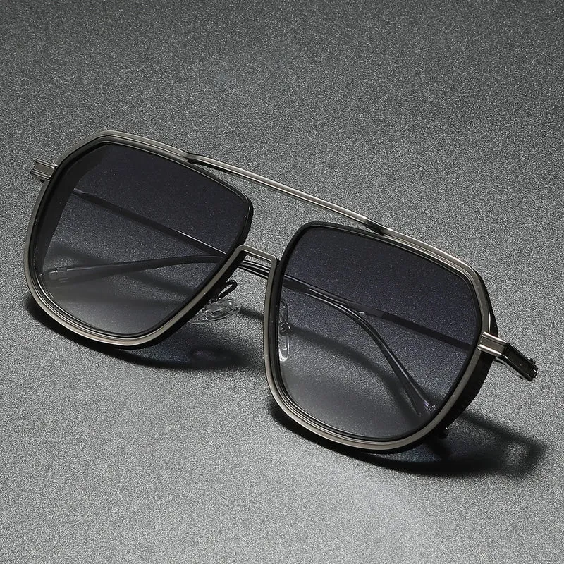 Herren Sonnenbrille Designer Luxus Männer Vintage Brille Pilotenbrille UV400