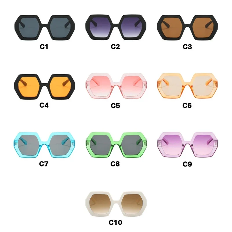 Damen Sonnenbrille Designer Luxus Brille Runde Übergröße Gläser Vintage UV400