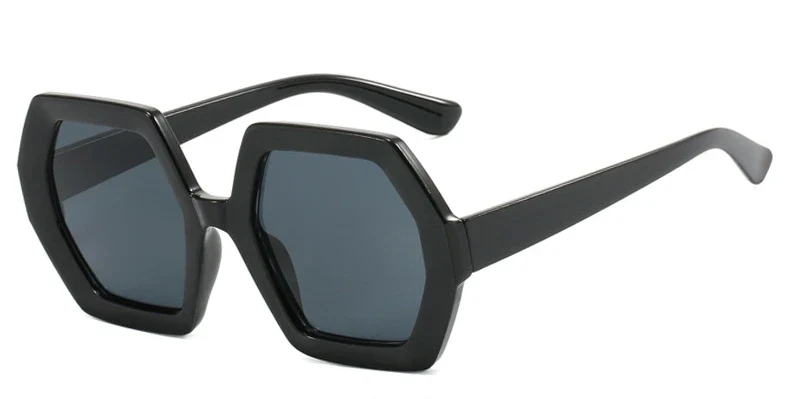 Damen Sonnenbrille Designer Luxus Brille Runde Übergröße Gläser Vintage UV400