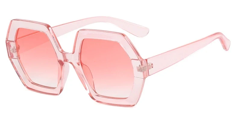 Damen Sonnenbrille Designer Luxus Brille Runde Übergröße Gläser Vintage UV400