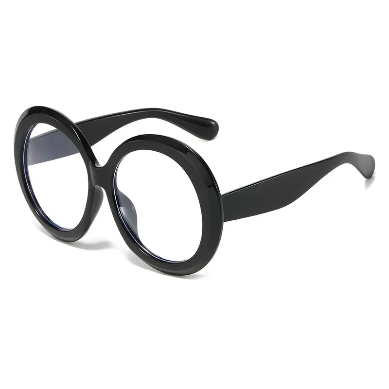 JNPCXI Übergroße Runde Sonnenbrille Frauen Männer Luxus Marke Großen Rahmen Sonnenbrille Brille Große Shades Unisex Reiten Brillen