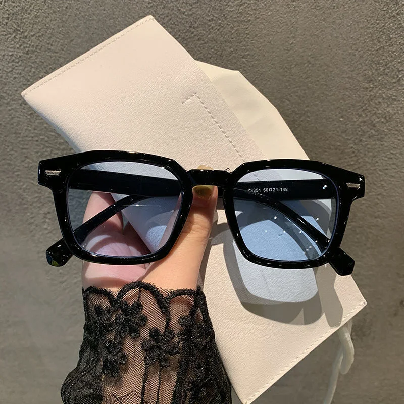 Damen Sonnenbrille Designer Luxus Brille Quadratische Übergröße Gläser Vintage