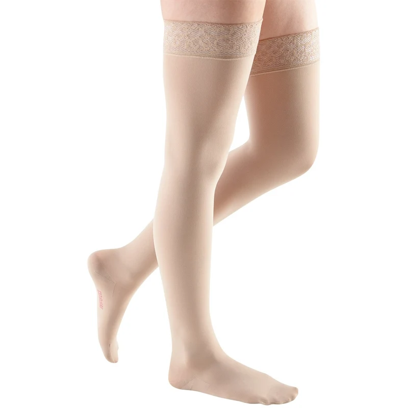 Mediven Comfort Thigh High 20-30 mmHg w/ Lace Silicone Top Band