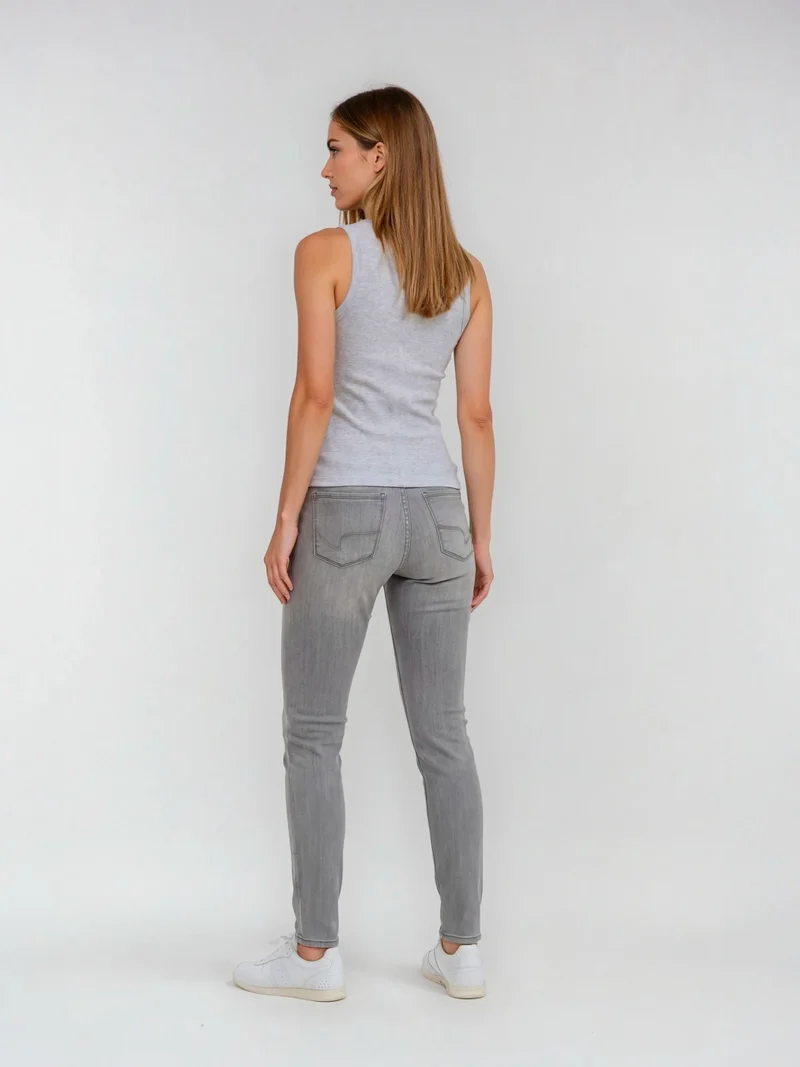 PADDOCK'S - PAT Motion & Comfort, Slim Fit, High-Waist, Medium Grey