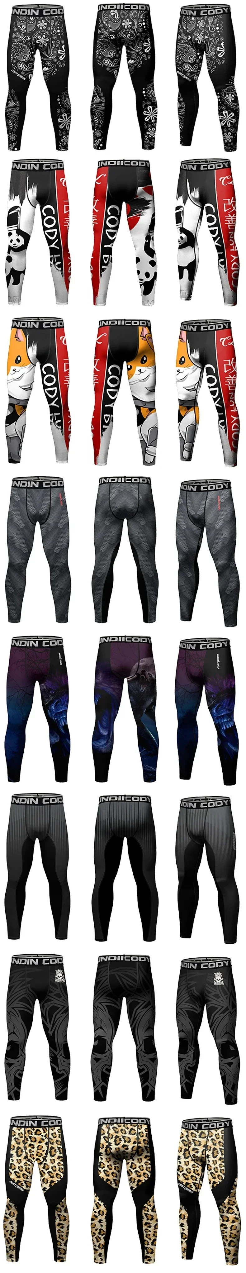 Herren Leggings Sporthose Jogginghose Trainingshose Lauf Hose Kompressionshose