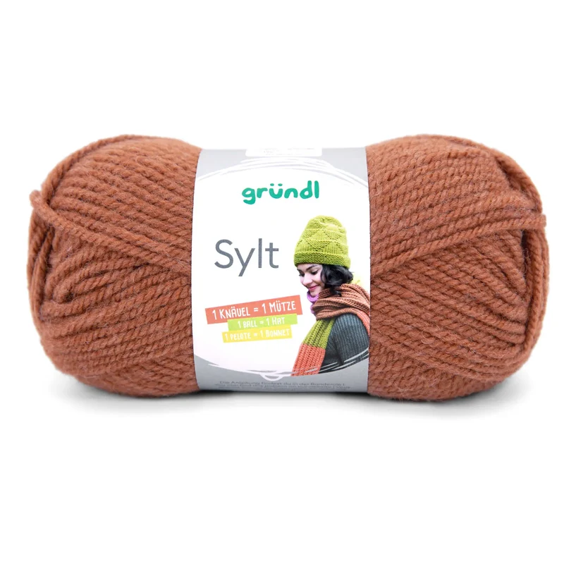 Strickset Mütze mit Dreiecken