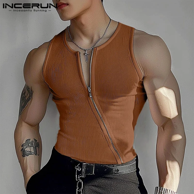 Herren Oberteil Ärmellos Tank Top Sexy Shirt Clubwear Muskel T-Shirt Unterhemd