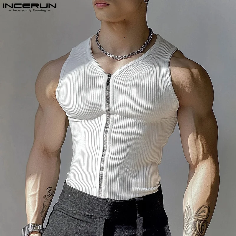 Herren Oberteil Ärmellos Tank Top Sexy Shirt Clubwear Muskel T-Shirt Unterhemd