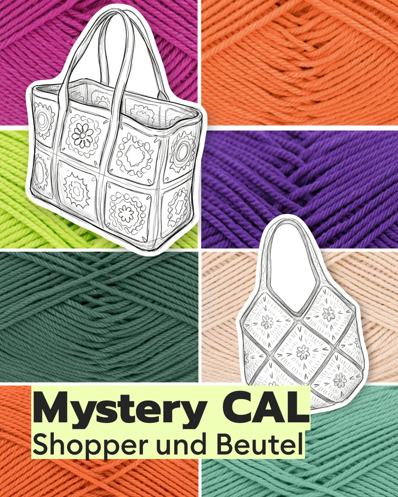 Häkelset Kombi-Set Mystery Crochet Along