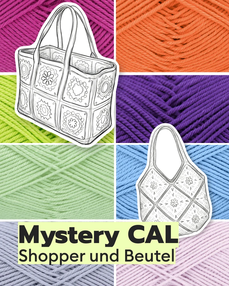 Häkelset Kombi-Set Mystery Crochet Along