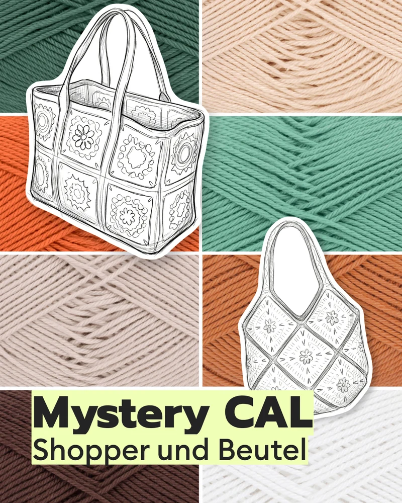 Häkelset Kombi-Set Mystery Crochet Along