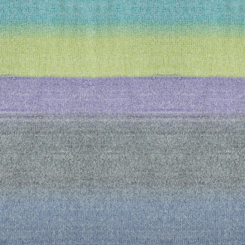 Strickset Schal im Netzmuster