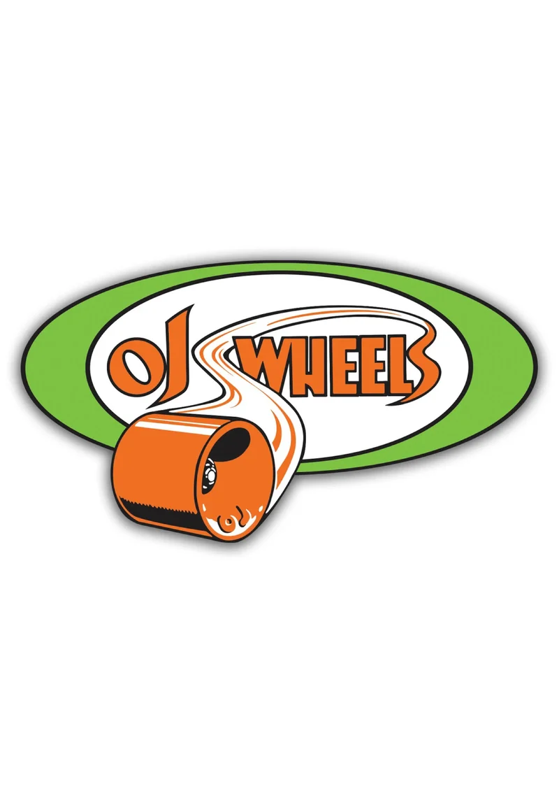 Retro White Vinyl 5" x 2,7" Sticker