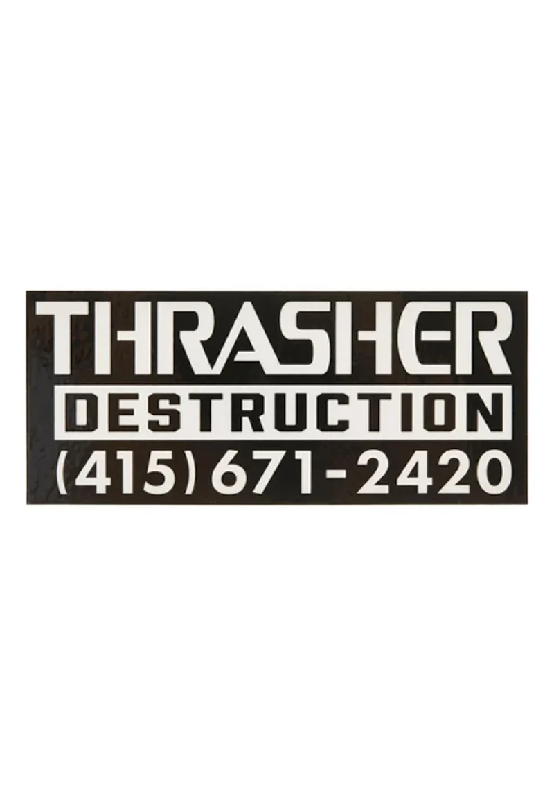 Destruction 5" Sticker
