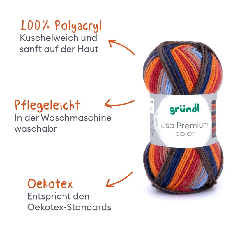 Strickset ColourJoy - Mütze und Schal