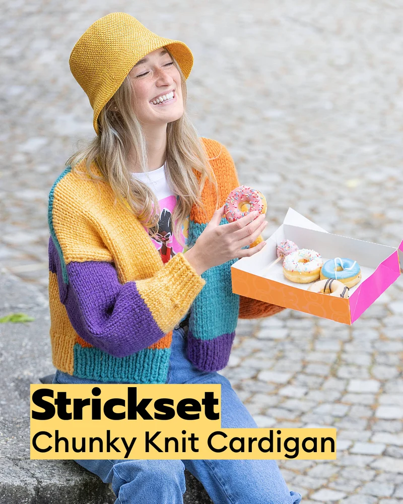 Strickset Chunky Knit Cardigan