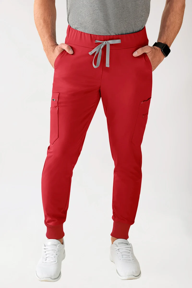 Stretch Hose Herren Kurzgröße - im Jopants Style hellrot