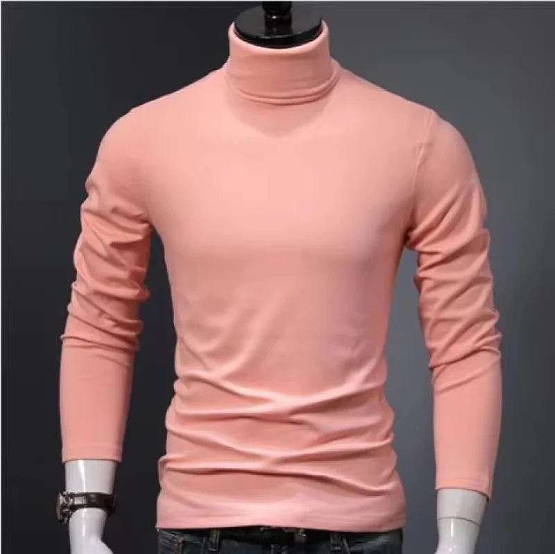 Herren Rollkragen Pullover Sweatshirt Leichter Pulli Sweater Shirt Langarmshirt