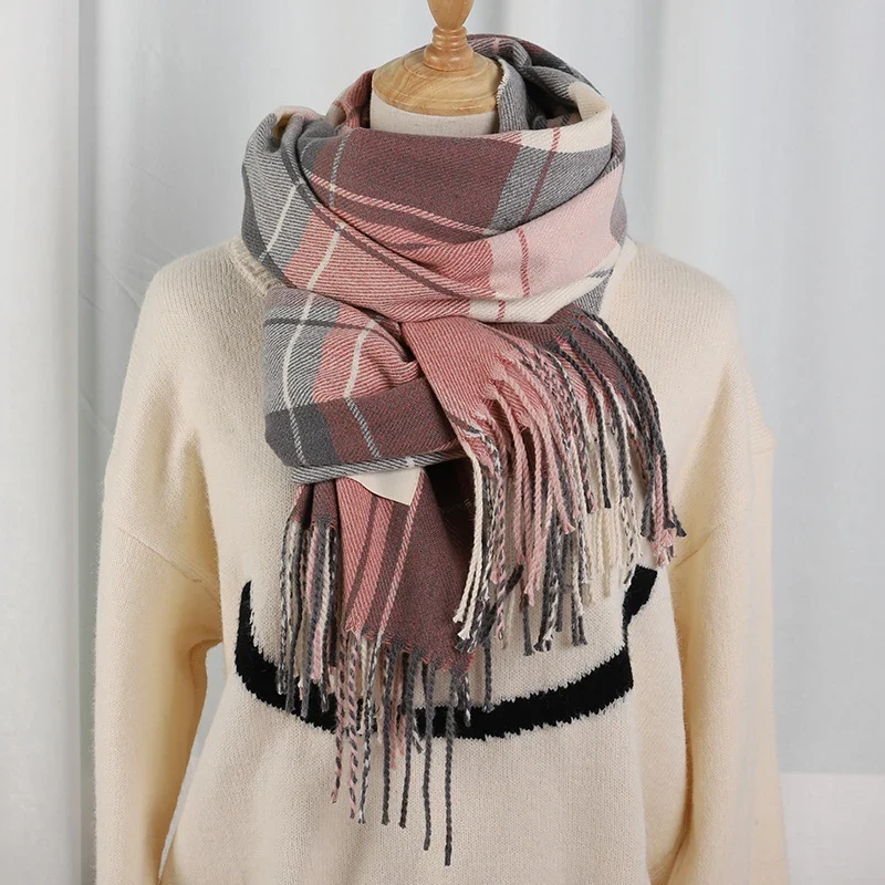 Damen Schal Winterschal Stola Schlauchschal Halstuch Wollschal Strickschal Loop