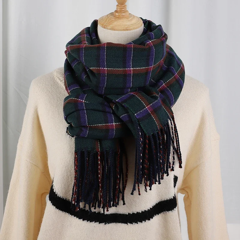 Damen Schal Winterschal Stola Schlauchschal Halstuch Wollschal Strickschal Loop