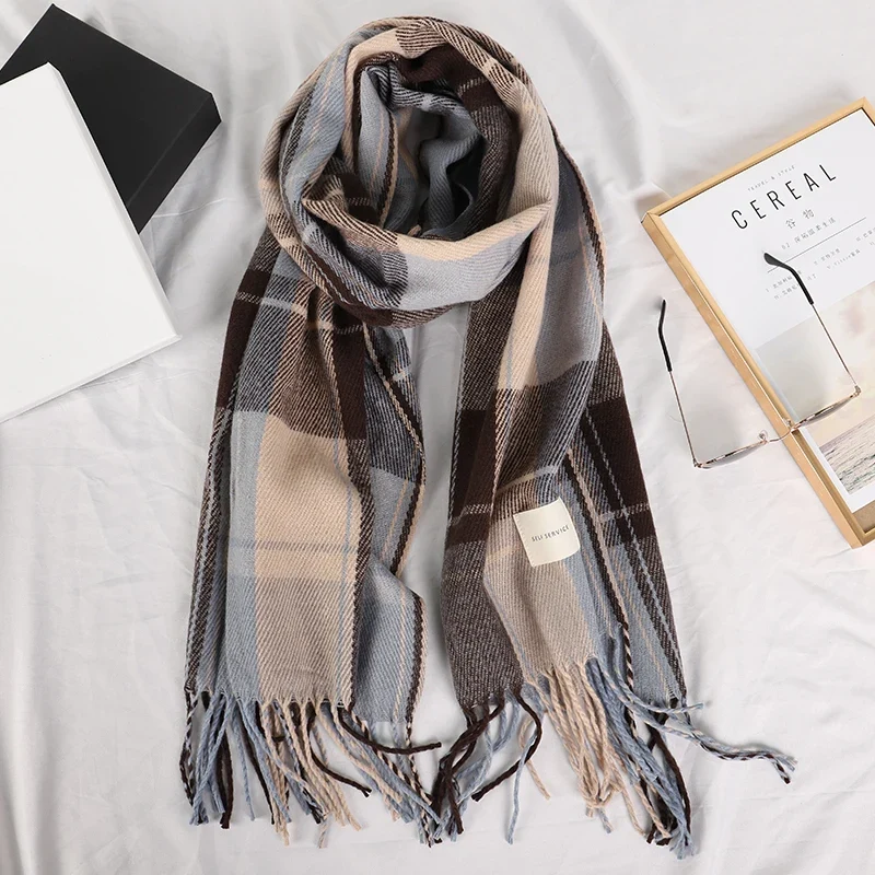 Damen Schal Winterschal Stola Schlauchschal Halstuch Wollschal Strickschal Loop