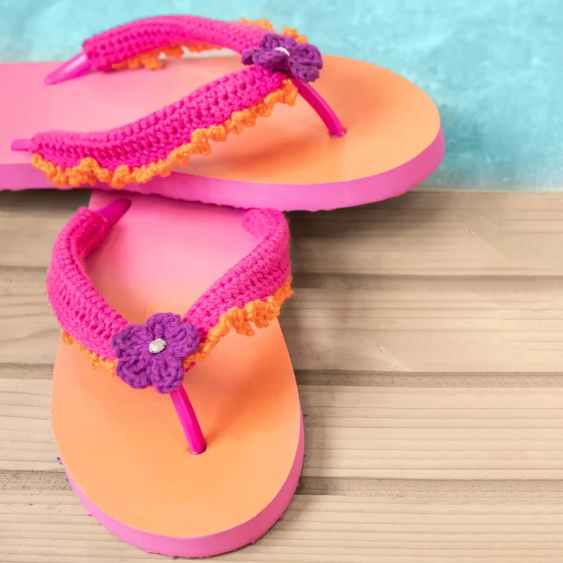 Häkelset Flip Flops