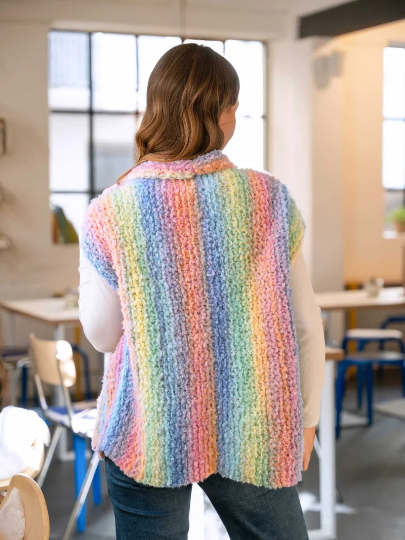 Strickset Fluffy Vest