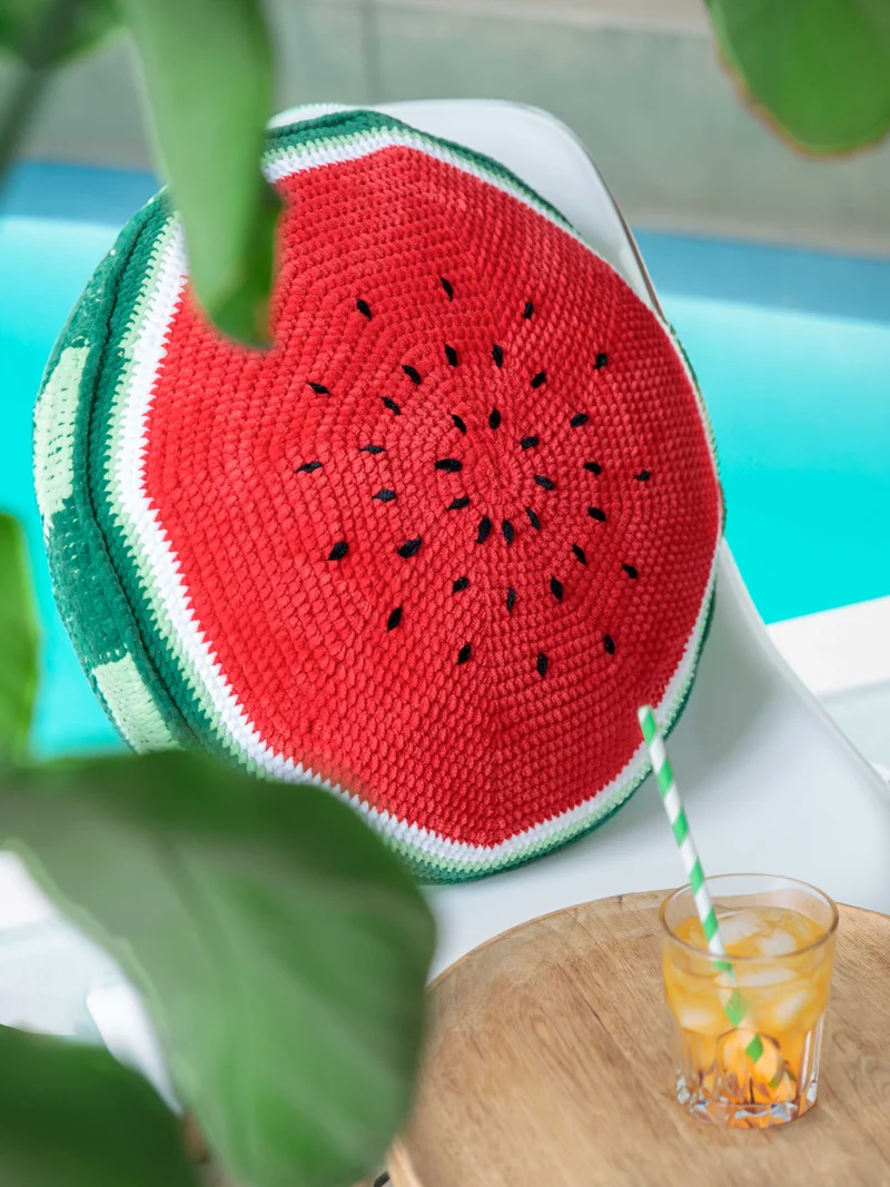 Anleitung Melonenkissen