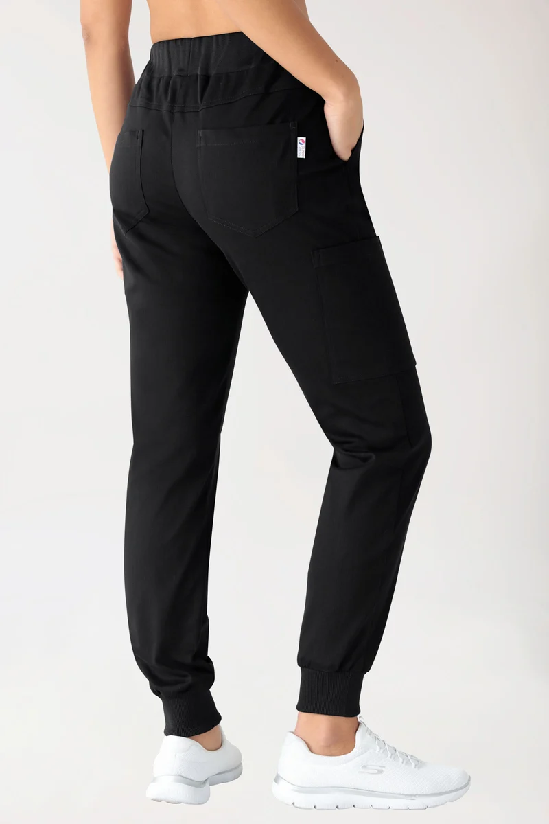 Stretch Hose Damen - Jogpants schwarz