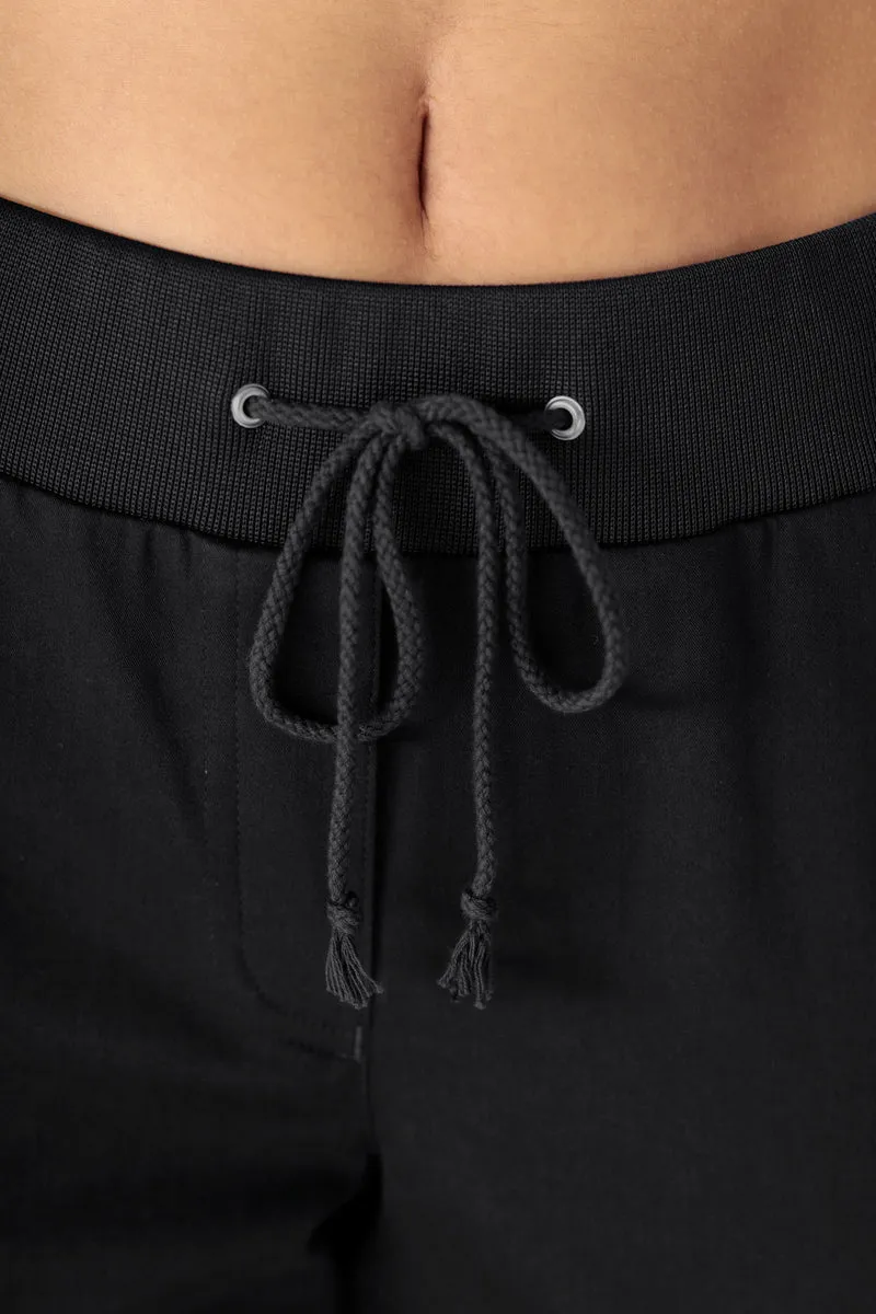 Stretch Hose Damen - Jogpants schwarz