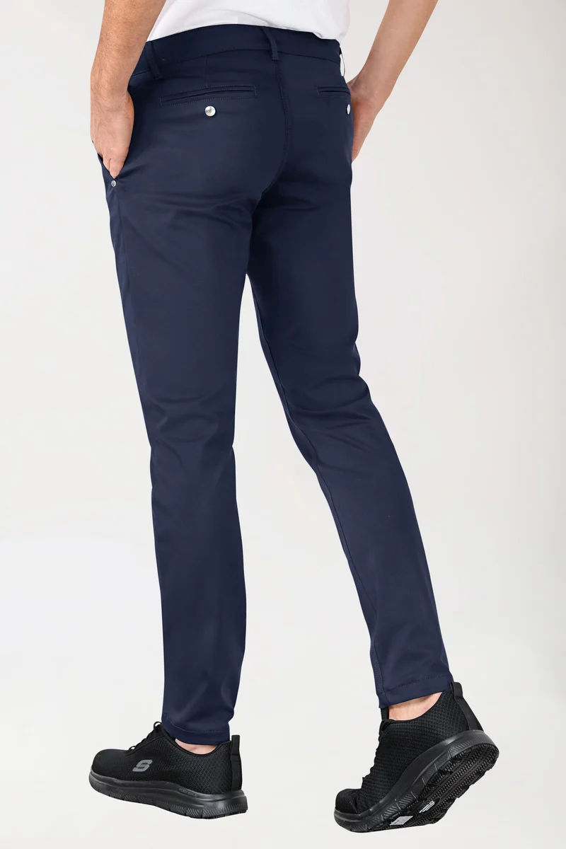 Stretch Hose Herren - Chino Style navy
