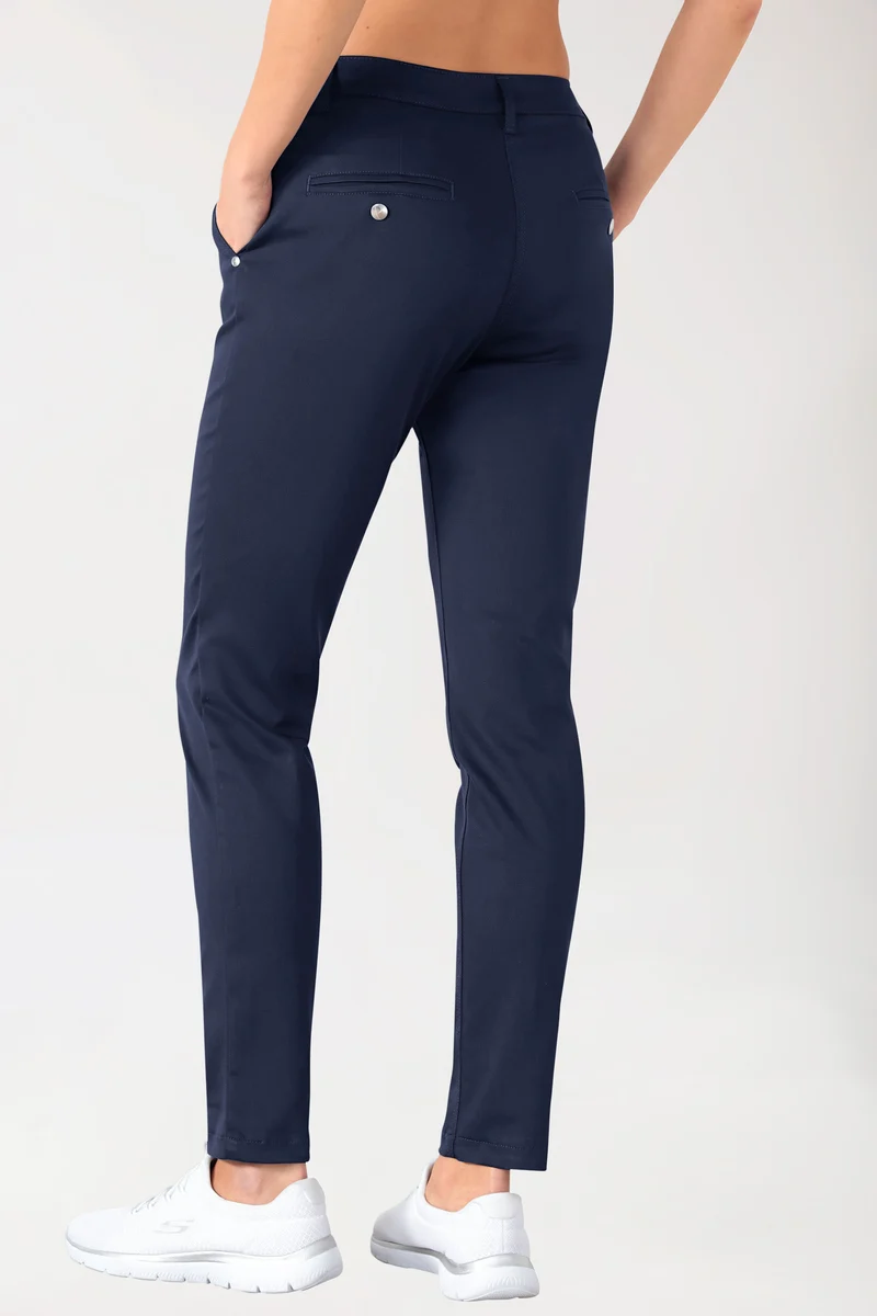 Stretch Hose Damen - Chino Style navy