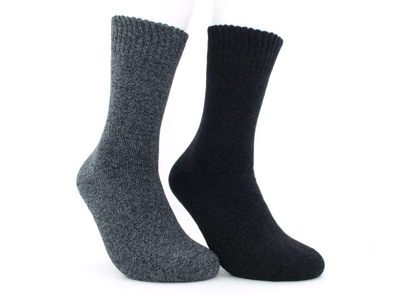 2 Paar Thermosocken Herren grau
