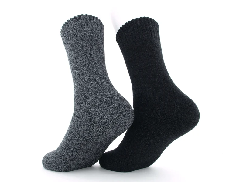 2 Paar Thermosocken Herren grau