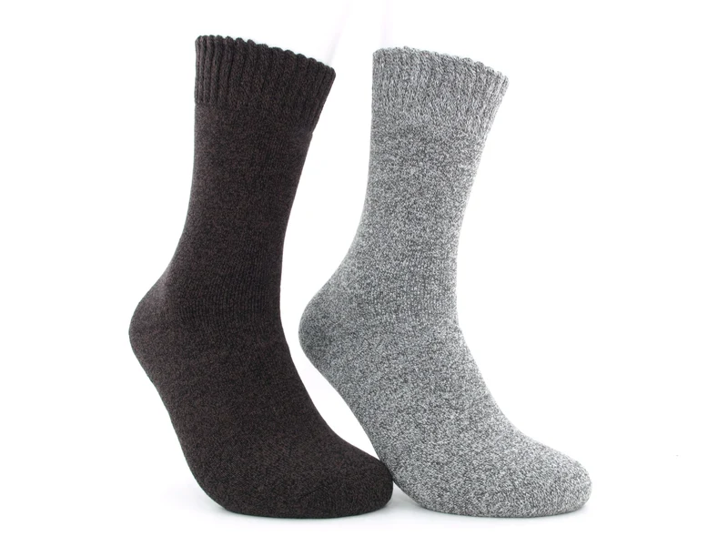 2 Paar Thermosocken Herren braun