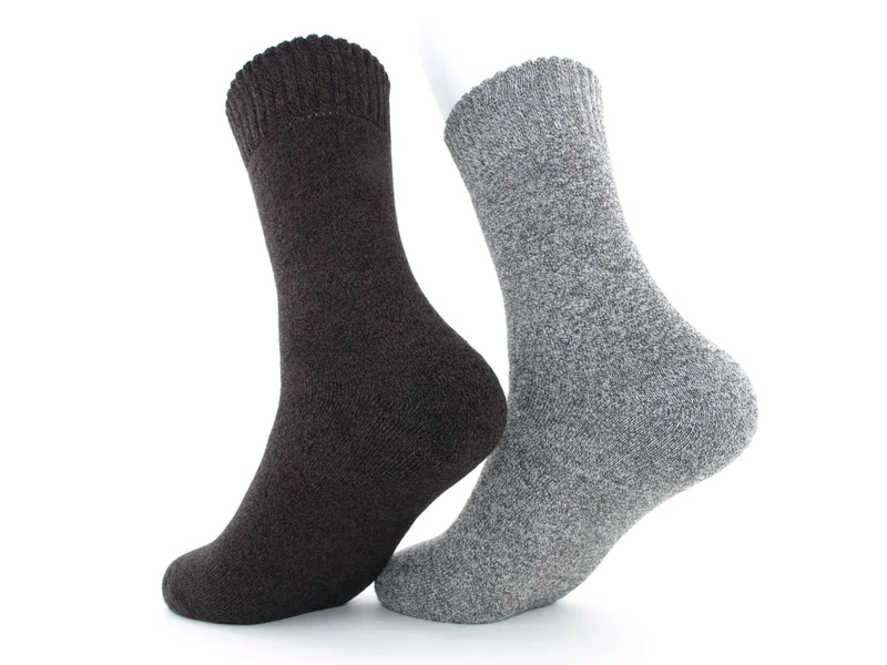 2 Paar Thermosocken Herren braun