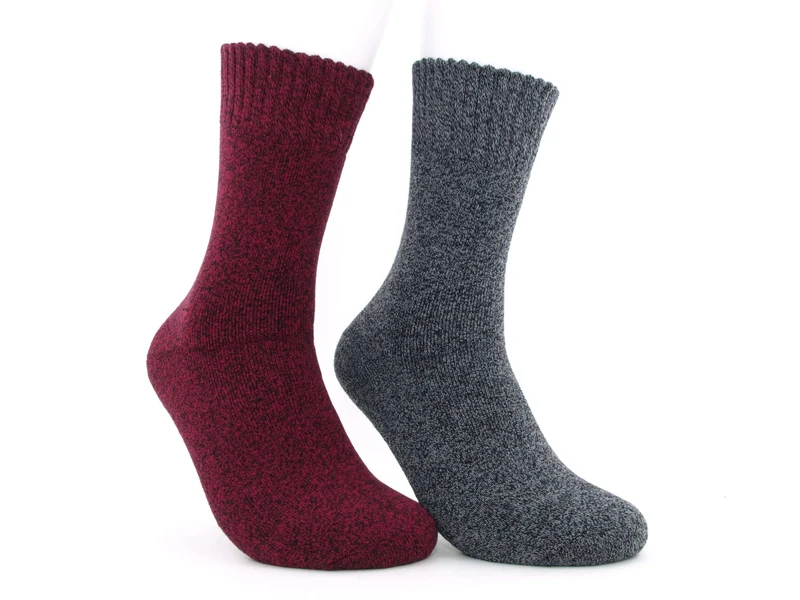 2 Paar Thermosocken Damen rot