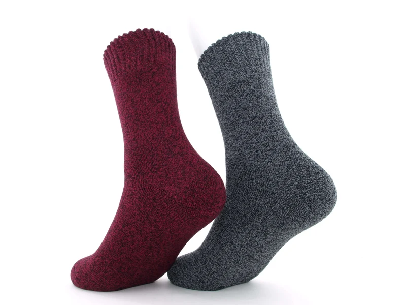 2 Paar Thermosocken Damen rot