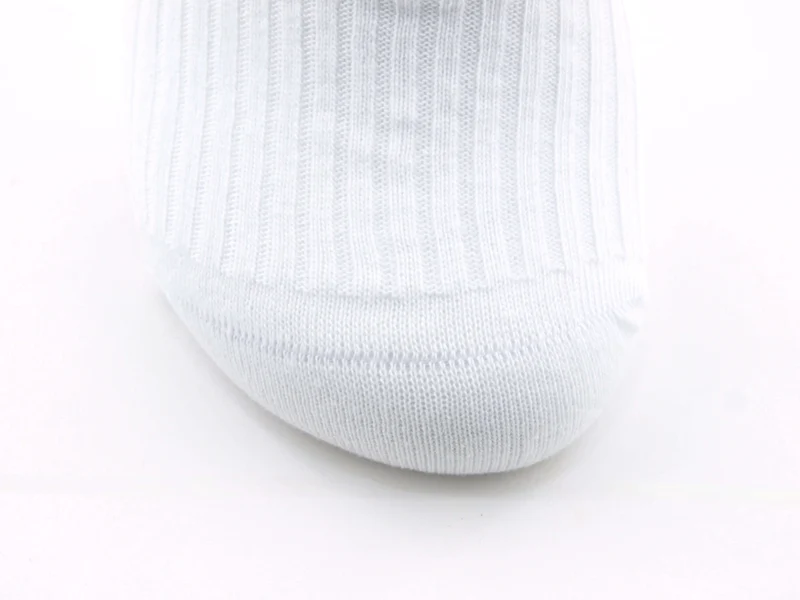 5 Paar 100 % Baumwollsocken weiß gerippt
