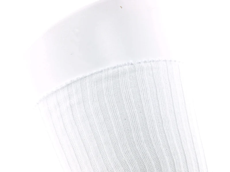 5 Paar 100 % Baumwollsocken weiß gerippt