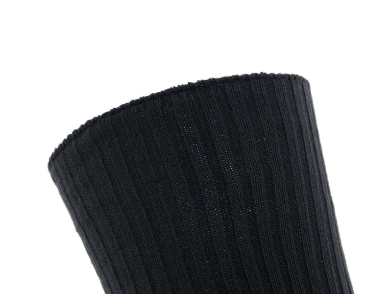 5 Paar 100 % Baumwollsocken schwarz gerippt