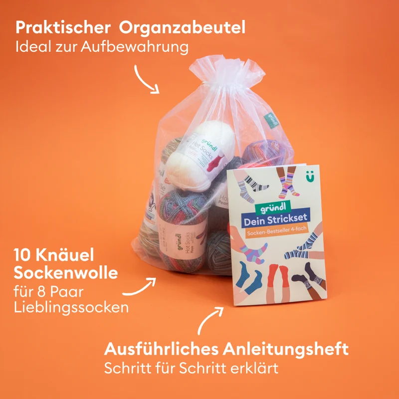Strickset Sockenbestseller 4-fach