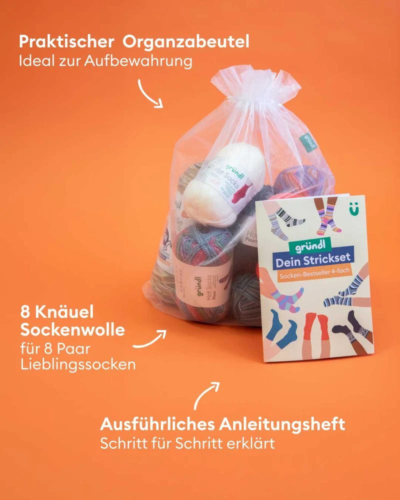 Strickset Sockenbestseller 4-fach