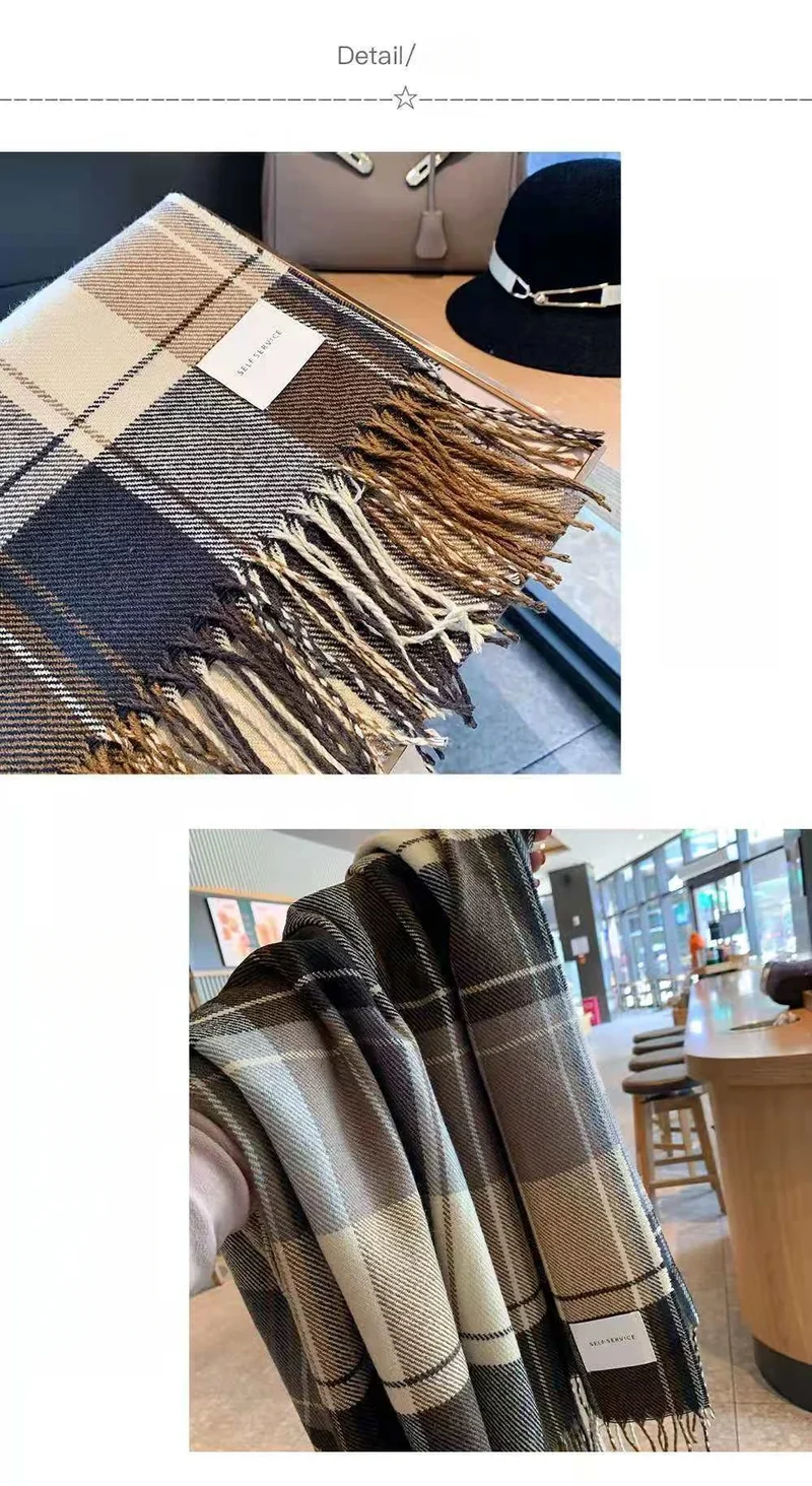 Damen Schal Winterschal Stola Schlauchschal Halstuch Wollschal Strickschal Loop