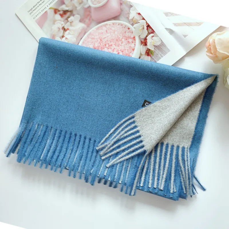 Damen Schal Winterschal Stola Schlauchschal Halstuch Wollschal Strickschal Loop