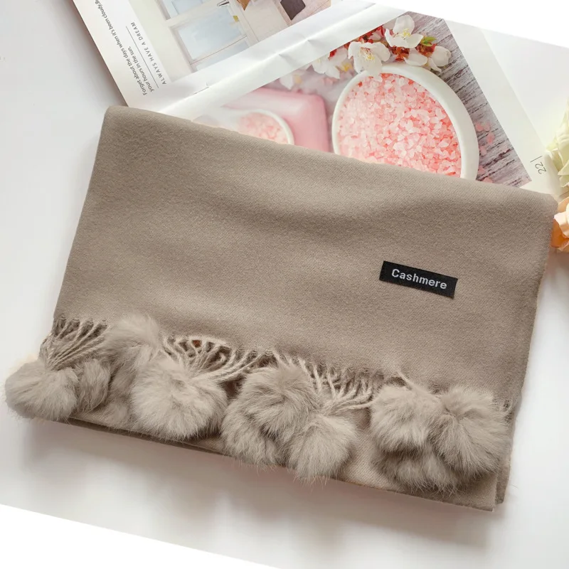 Damen Schal Winterschal Stola Schlauchschal Halstuch Wollschal Strickschal Loop