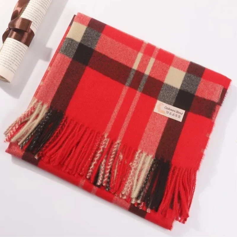 Damen Schal Winterschal Stola Schlauchschal Halstuch Wollschal Strickschal Loop
